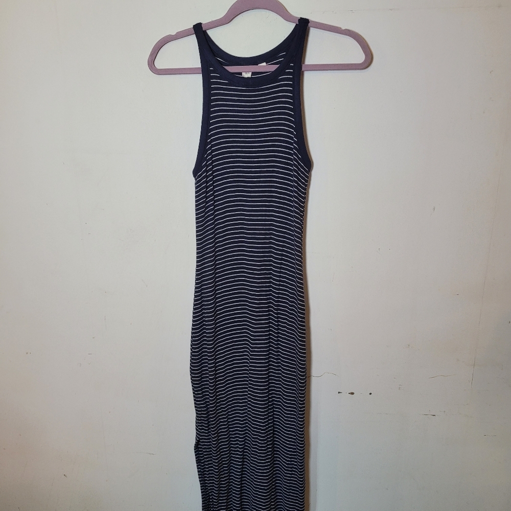 Gap Striped Sleeveless Modal Maxi Dress Size XS